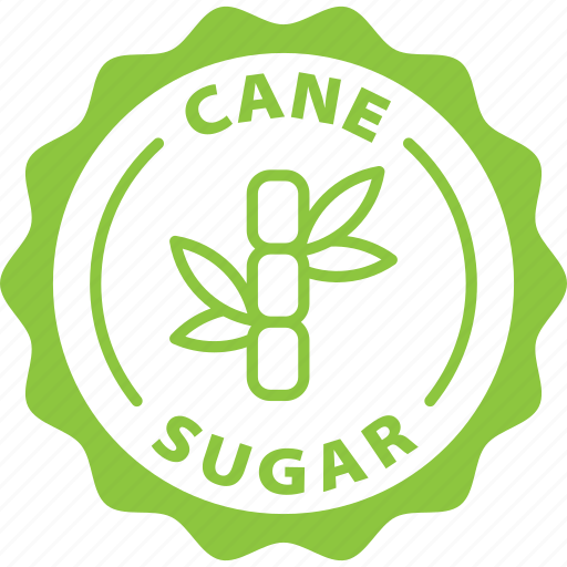 Cane, sugar, label, stamp, green, cane sugar icon - Download on Iconfinder