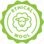 ethical, wool, label, stamp, green, ethical wool 