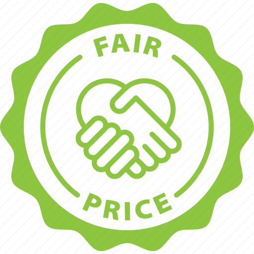 Fair, price, label, stamp, green, fair price icon - Download on Iconfinder