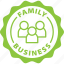 family, business, label, stamp, green, family business 