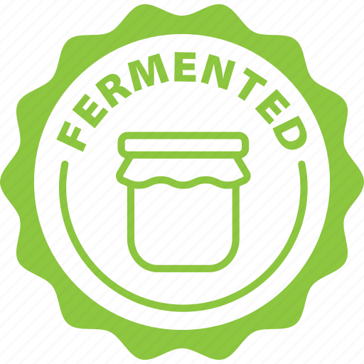 Fermented, label, stamp, green icon - Download on Iconfinder