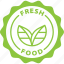 fresh, food, label, stamp, green, fresh food 