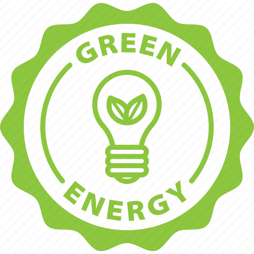 Green, energy, label, stamp, green energy icon - Download on Iconfinder