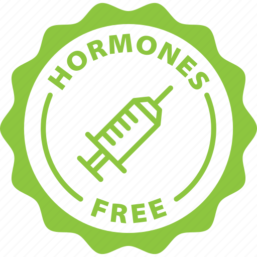 Hormones, free, label, stamp, green, hormones free icon - Download on Iconfinder