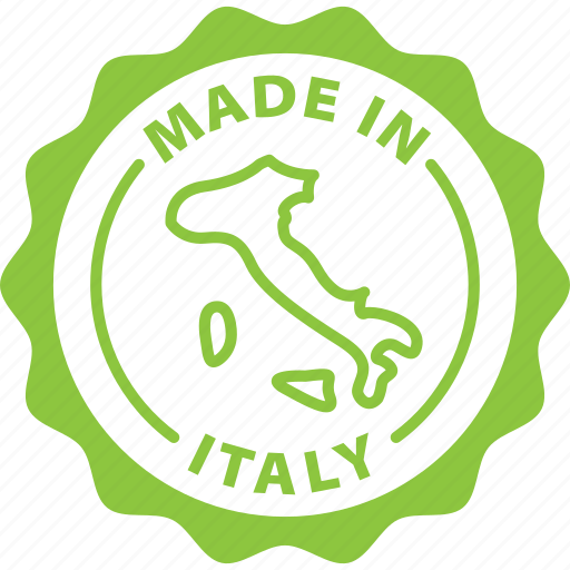 Made, italy, label, stamp, green, made in italy icon - Download on Iconfinder