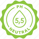 ph, neutral, label, stamp, green, ph neutral