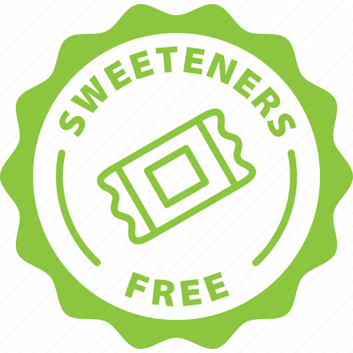 Sweeteners, free, label, stamp, green, sweeteners free icon - Download on Iconfinder
