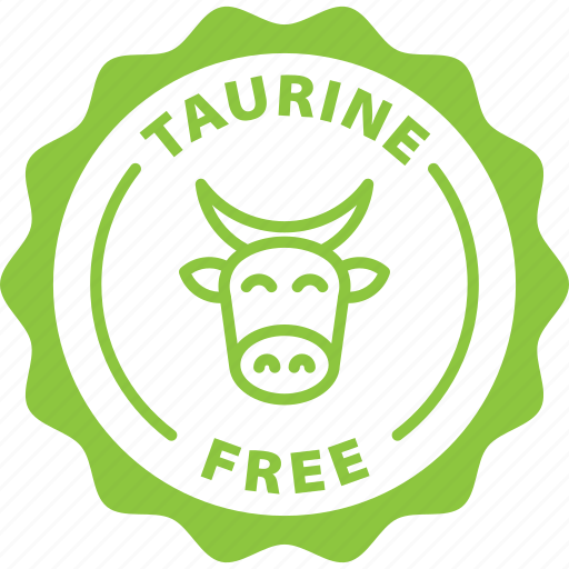 Taurine, free, label, stamp, green, taurine free icon - Download on Iconfinder