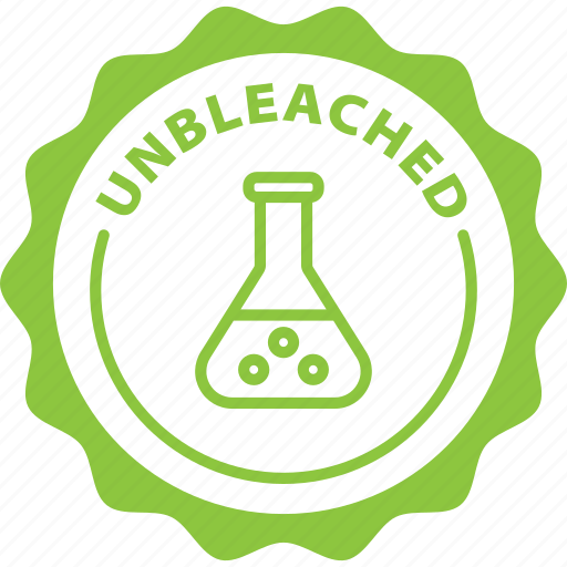 Unbleached, label, stamp, green icon - Download on Iconfinder