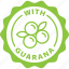 with, guarana, label, stamp, green, with guarana 
