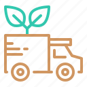 transportation, eco, friendly, truck, transport, delivery, vehicle
