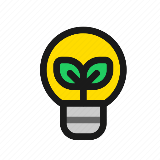 Go, green, environment, friendly, eco, lightbulb, idea icon - Download on Iconfinder