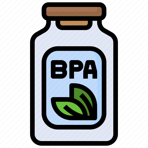 Bpa, free, container, eco, friendly, signaling, leaf icon - Download on Iconfinder