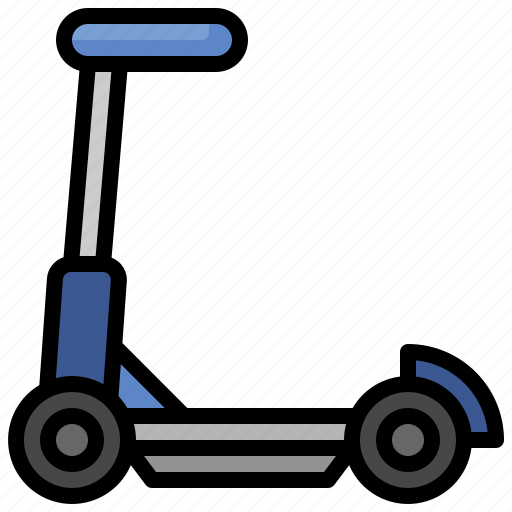 Kick, scooter, ecologic, transportation, transport, eco, friendly icon - Download on Iconfinder