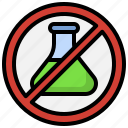 no, chemical, forbidden, lab, flask, signaling