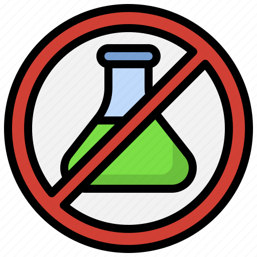 No, chemical, forbidden, lab, flask, signaling icon - Download on Iconfinder
