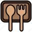 wooden, tableware, fork, cutlery, spoon, reusable 