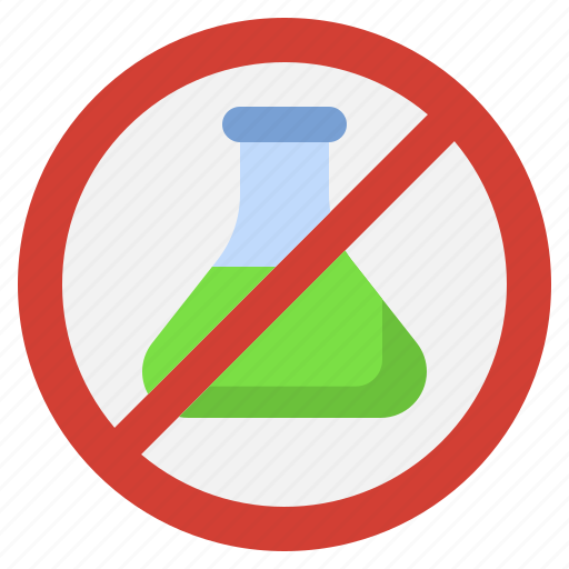 No, chemical, forbidden, lab, flask, signaling icon - Download on Iconfinder