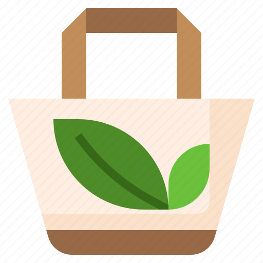 Tote, bag, eco, friendly, ecology, environment, leaf icon - Download on Iconfinder