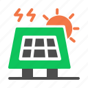 solar, panel, sun, electric