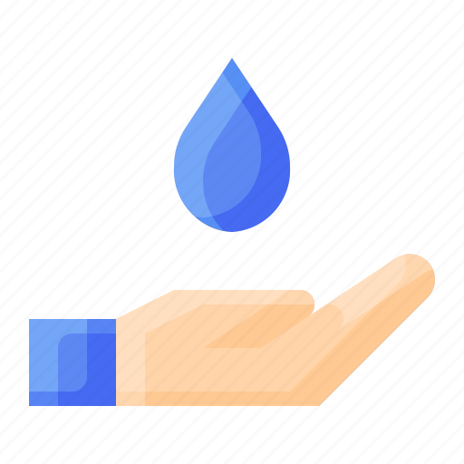 Ecology, hand, save, water icon - Download on Iconfinder