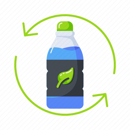 Water bottle, water, bottle, recycle, plastic, eco friendly, eco icon - Download on Iconfinder