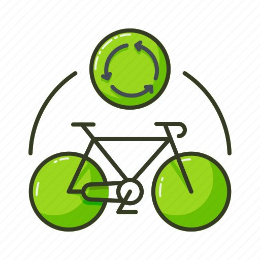 Cycle, bike, bicycle, eco friendly, cycling, exercise, eco icon - Download on Iconfinder
