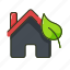 green house, eco friendly, house, leaf, eco house, eco, ecology, nature, color 