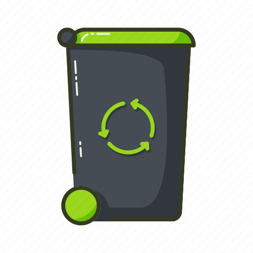 Recycle can, recycle bin, recycle, trash, eco, green energy, nature icon - Download on Iconfinder