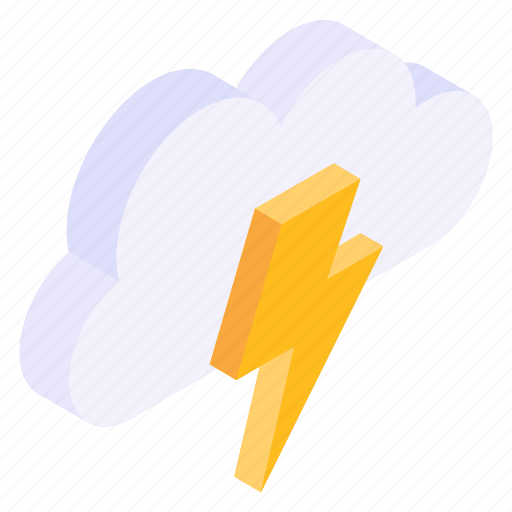Weather, thunderstorm, thunder, cloud, climate icon - Download on Iconfinder