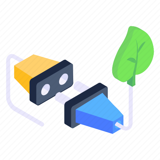 Eco power, power plugs, power socket, green energy, renewable energy icon - Download on Iconfinder