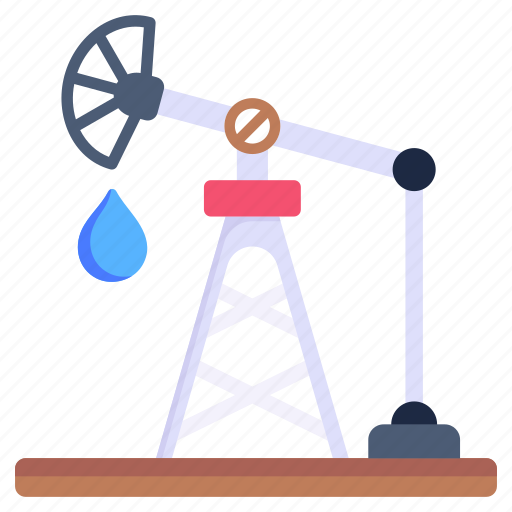 Pumpjack, oil refinery, oilfield, oil well, oil rig icon - Download on Iconfinder