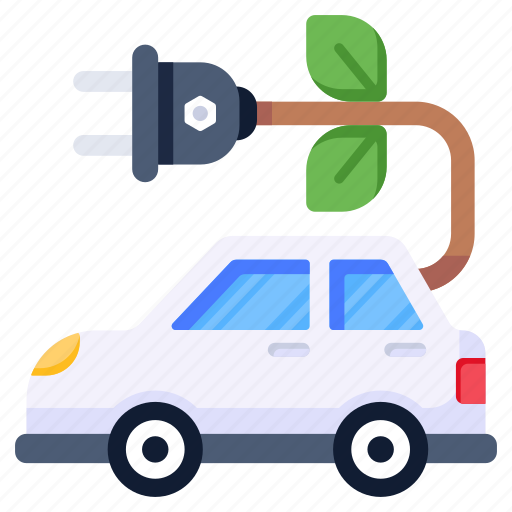 Electric car, vehicle, eco car, automobile, charging car icon - Download on Iconfinder