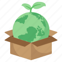 green earth, green planet, ecology, world, globe box