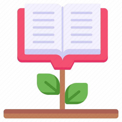 Eco book, diary, notebook, botany book, knowledge icon - Download on Iconfinder