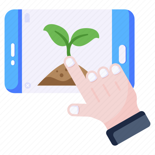 Eco app, online ecology, gardening, botany app, sprout icon - Download on Iconfinder