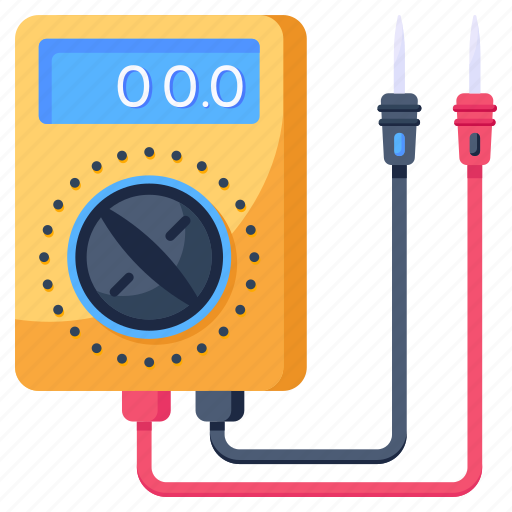 Ammeter, voltmeter, electric meter, voltage meter, device icon - Download on Iconfinder