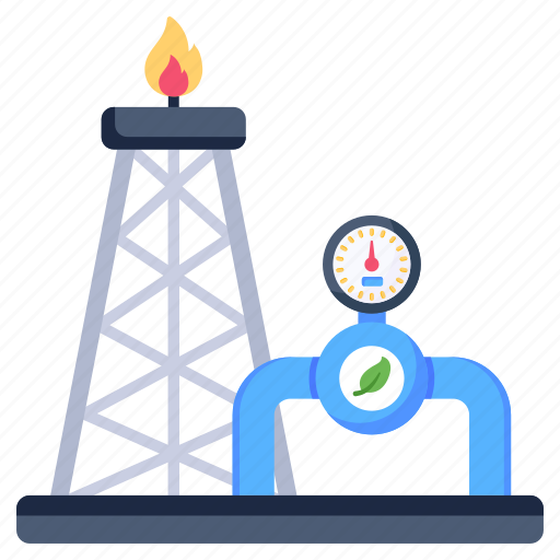 Gas pipeline, natural gas, gas spigot, gas meter, gas tower icon - Download on Iconfinder