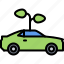 car, eco, ecology, green, nature, plant, sprout 