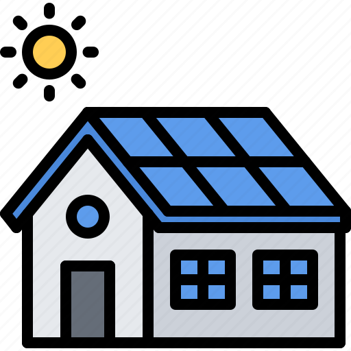 Eco, ecology, green, house, nature, panel, solar icon - Download on Iconfinder