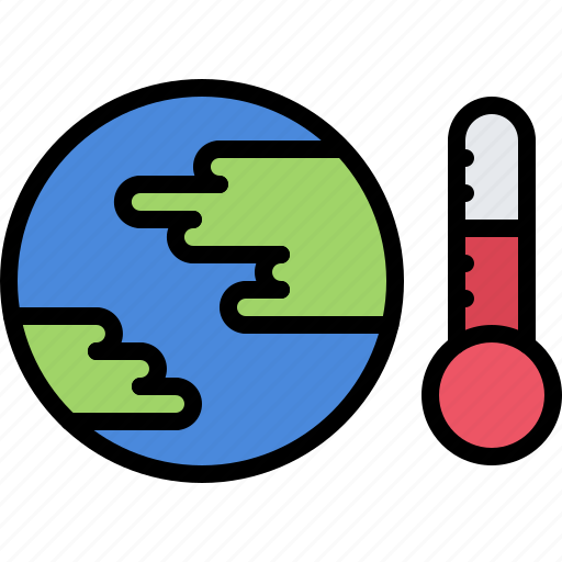 Eco, ecology, green, nature, planet, temperature, warming icon - Download on Iconfinder