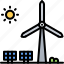 eco, ecology, green, nature, panel, solar, windmill 