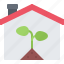 eco, ecology, green, house, nature, plant, sprout 