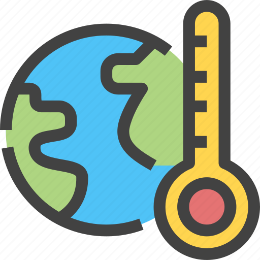 Ecology, ecology and environment, temperature, thermometer, world icon - Download on Iconfinder