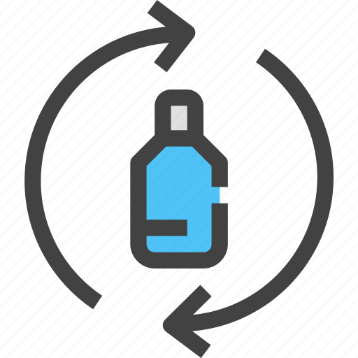 Bottle, ecology and environment, recycle, reuse, water bottle icon - Download on Iconfinder