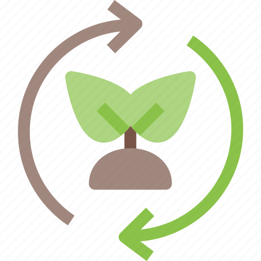 Eco friendly, ecology and environment, leaves, recycle, soil icon - Download on Iconfinder