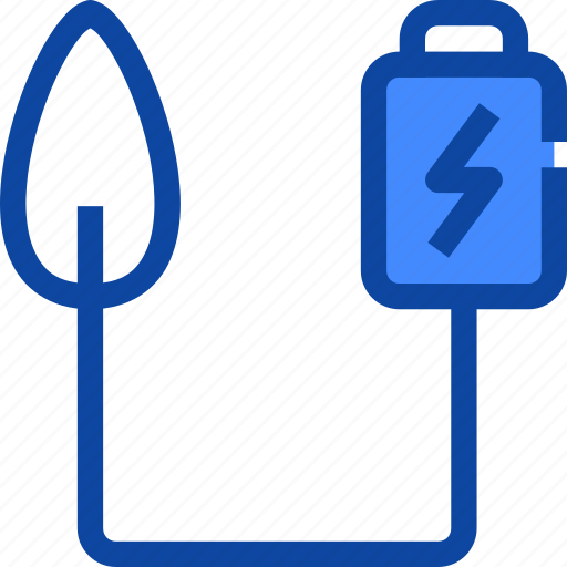 Battery, eco, ecology, energy, leaves icon - Download on Iconfinder