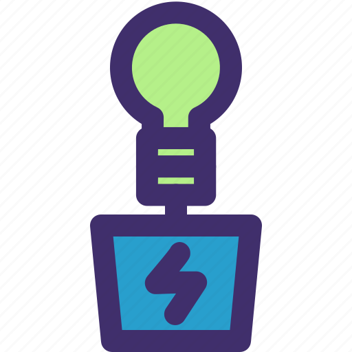 Energy, green, lighting, nature, plant, power, save energy icon - Download on Iconfinder