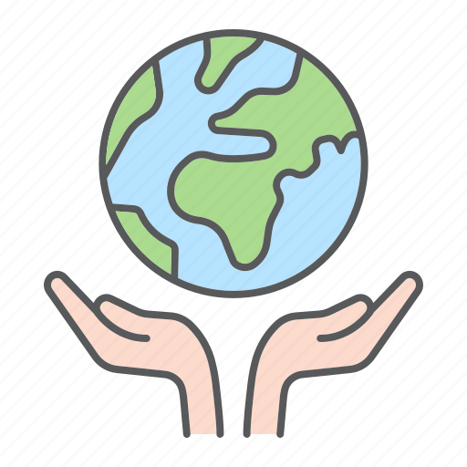 Earth, ecology, hand, hands, planet, save icon - Download on Iconfinder
