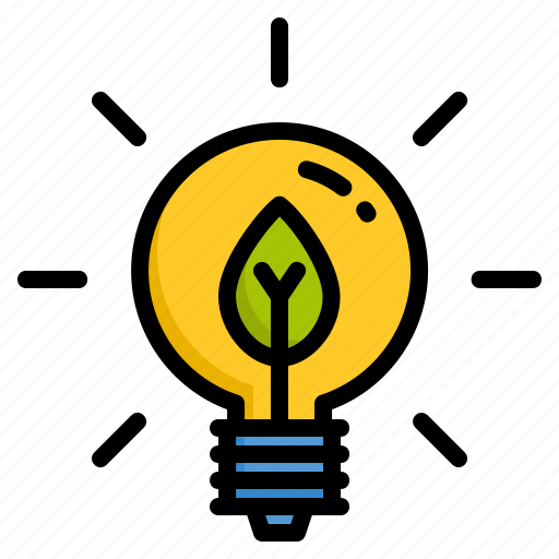 Eco energy, eco light, energy saving, green power icon - Download on Iconfinder